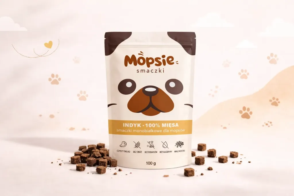 Mopsie Smaczki - 100% mięsa z indyka